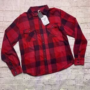 Urban Renewal Recycled Flannel in Red
